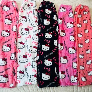 Hello kitty fleece pajama pants top