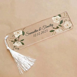 Floral Bookmark - Engraved Acrylic Blank - CamiPaige Boutique