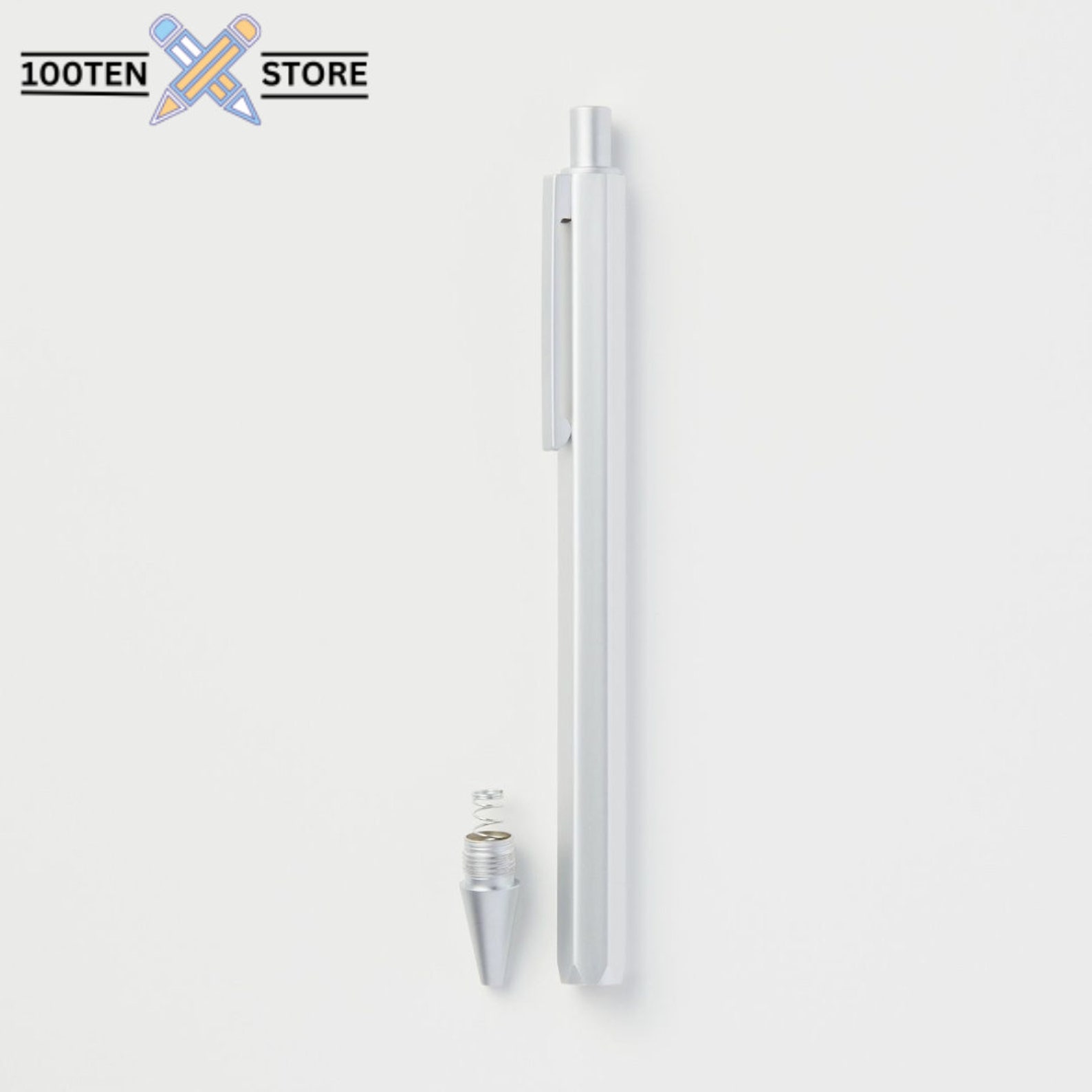 Muji Aluminium Knock Type Pen Body compatible With All Gel Refills. Etsy