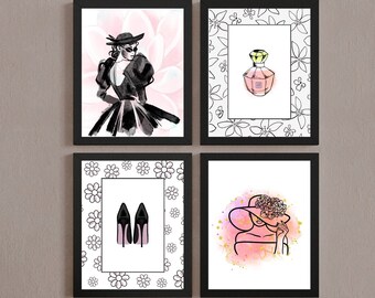 Fashion Wall Art - Printable (Set of 4)