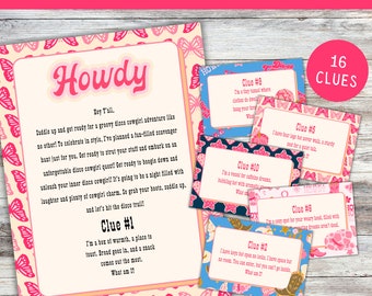 Disco Cowgirl Birthday Scavenger Hunt for Teens (Printable)