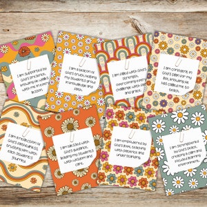 Christian Motivation Cards for Teachers, Printable Teacher Affirmation Cards, Teacher Appreciation Week Printable Gift, Teacher Prayer Cards