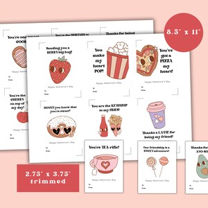 Printable Retro Pun Valentine's Day Cards, Small Printable Valentines ...