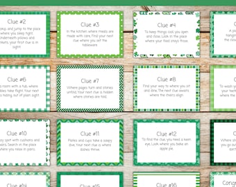 St. Patrick's Day Scavenger Hunt for Kids: Printable Treasure Hunt (PDF)