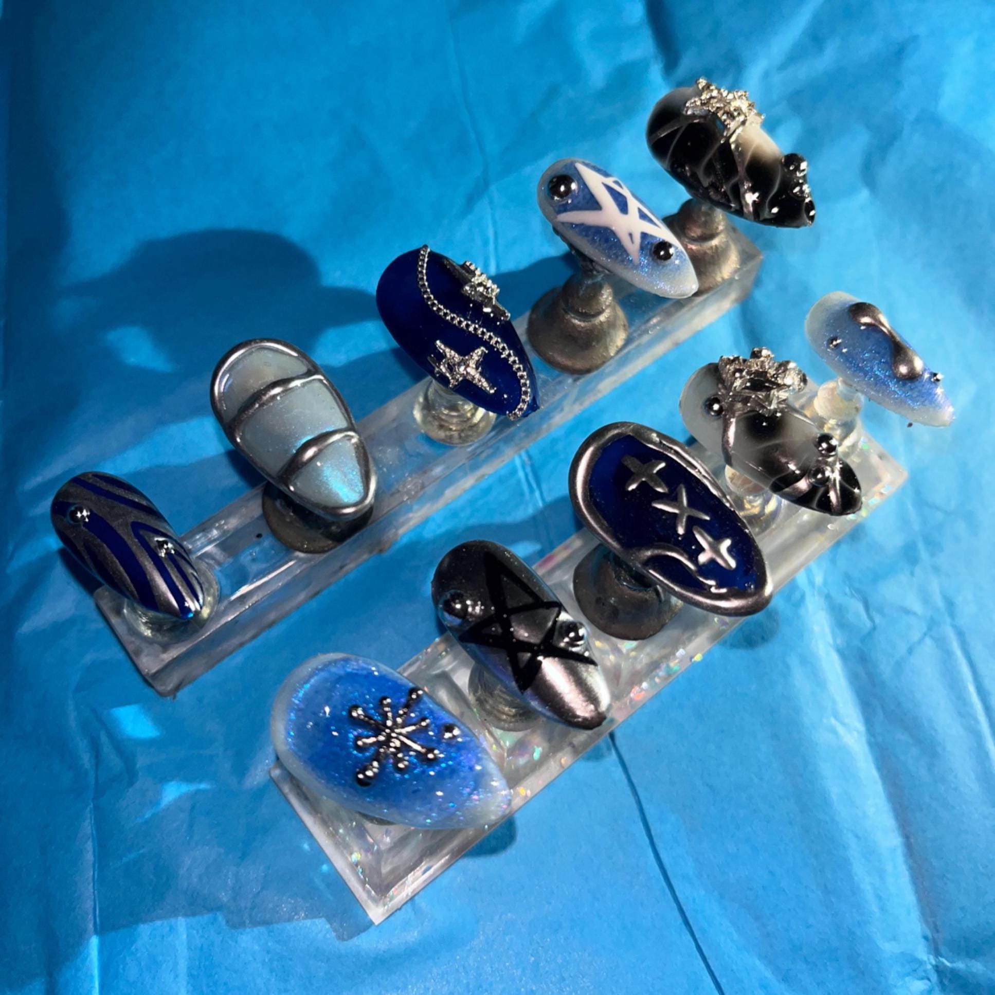 TXT “together” Inspired Press on Nails | Handmade Press on Nails