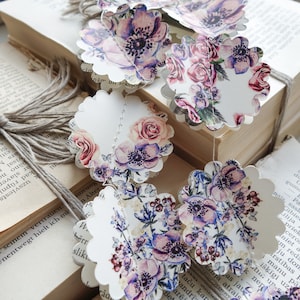 Decorazioni viola per matrimoni, ghirlande viola, fiori viola per matrimoni, regali di compleanno viola, fiori di carta viola, decorazioni viola per baby shower