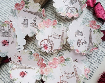Pariser Girlande - Vintage französische Partydeko für Hochzeit & Mädchengeburtstag