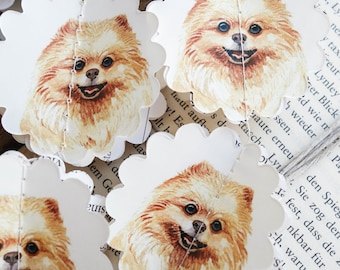 Pomeranian garland, Pomeranian gifts, Pomeranian birthday decor, Pomeranian wall art, Pomeranian decorations, Pomeranian ornaments, dog gift