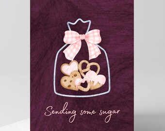 Valentine Card SETS of 10, 30, 50 or 1 SINGLE ValentineCard - Folded Valentine's Day Cards with Envelopes