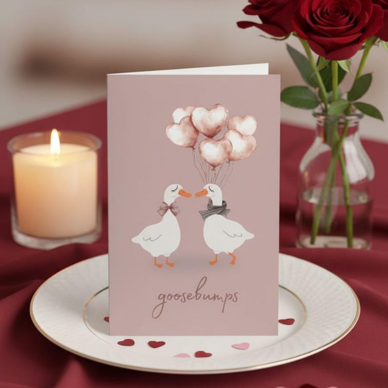 ROMANTIC Valentinesday Card Husband Wife Girlfriend Boyfriend Valentine ...