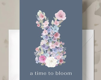 Easter Card SETS of 10, 30, 50 or 1 SINGLE EasterBunny EasterCard HappyEaster EasterGreeting Frame-worthy