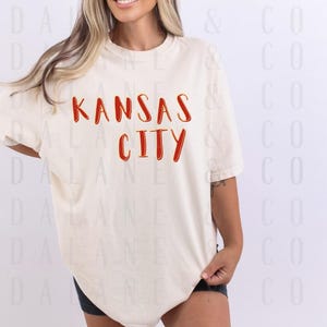 Kansas City PNG | Red & Yellow Game Day Digital Download | Chiefs Inspired Sublimation Design for Shirts, Tumblers and More