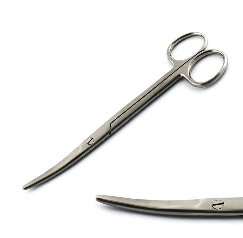 Mayo Scissors Curved 6