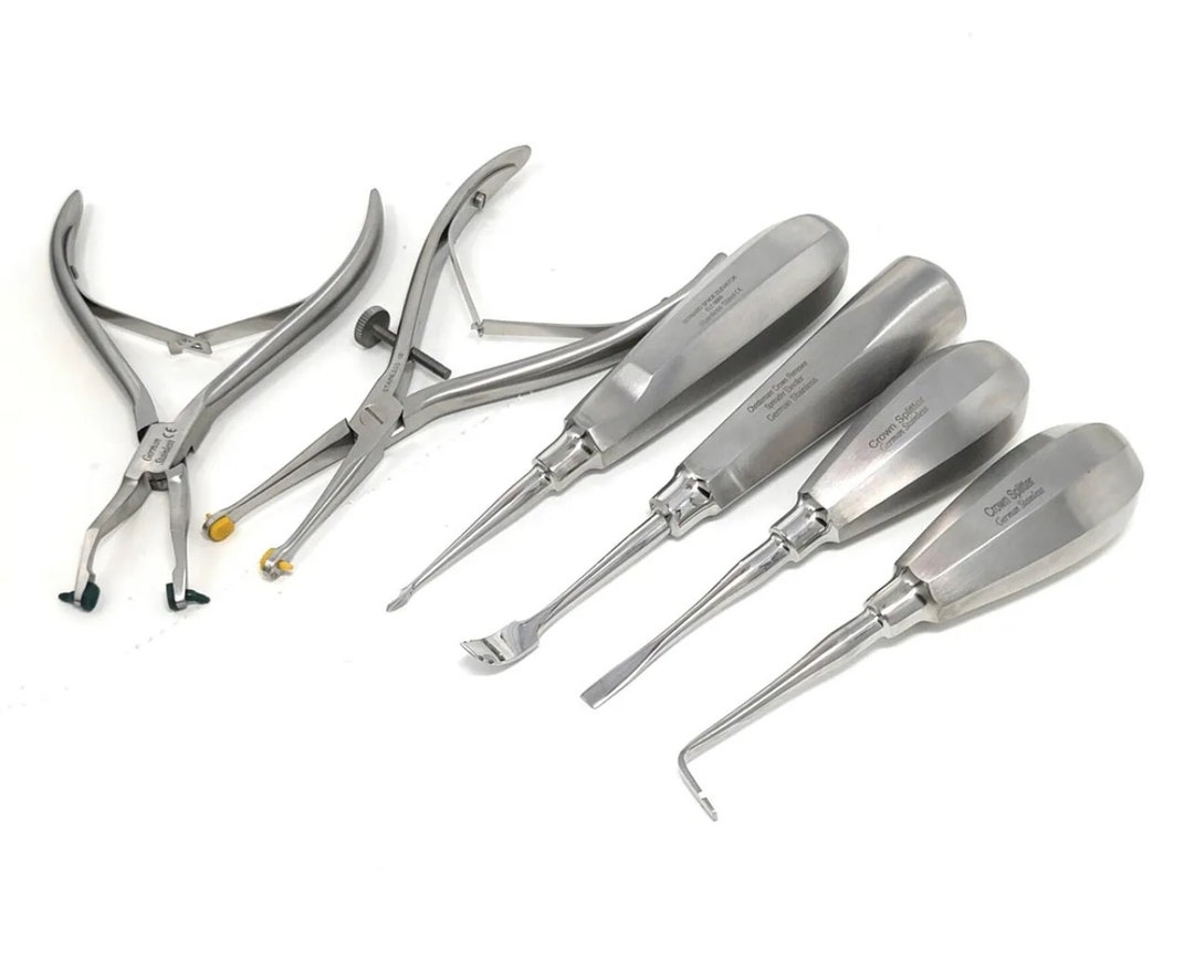 Dental Crown Remover Forceps Spreader Splitter Elevators Etsy