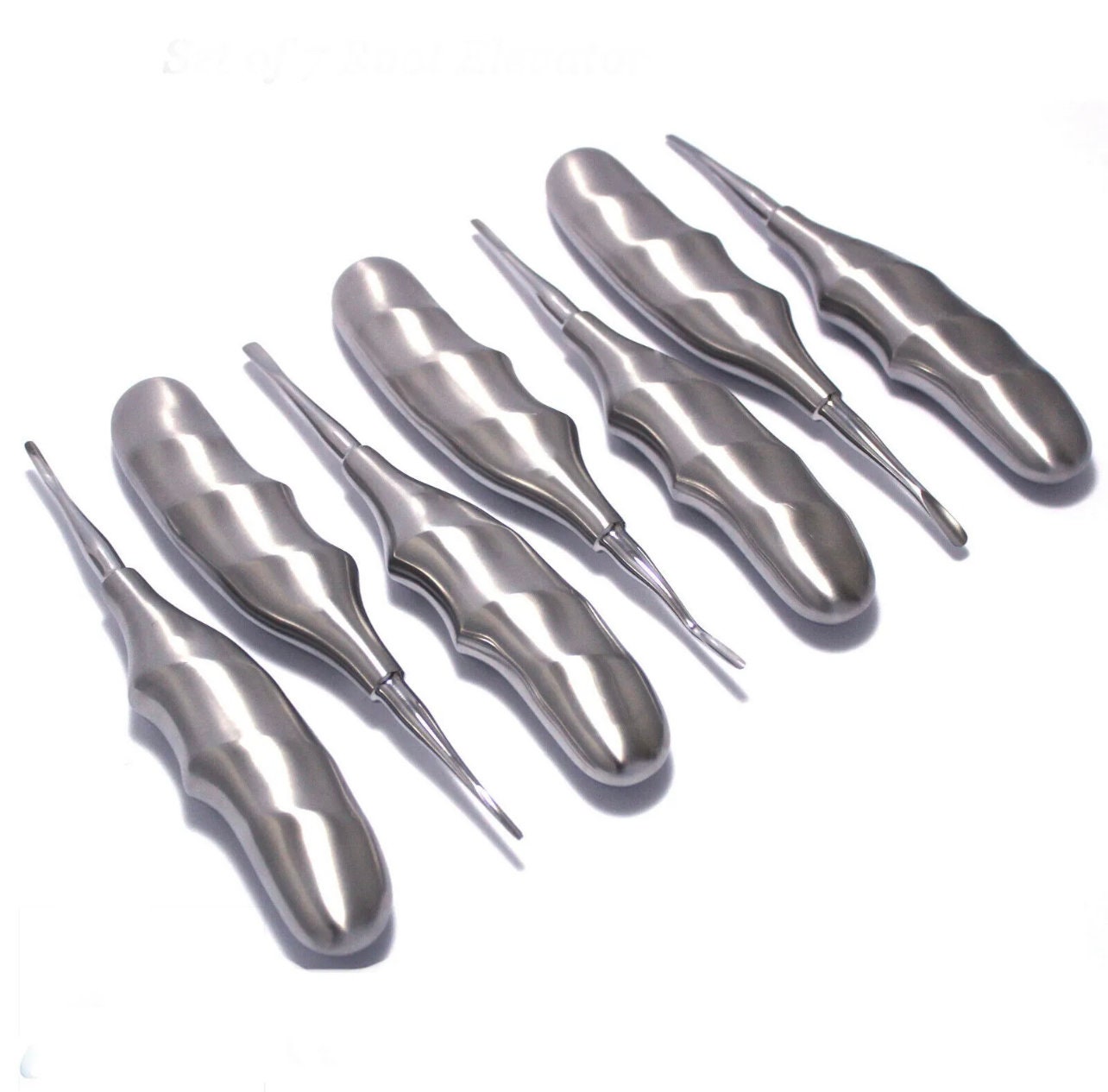7 Pcs Dental Root Elevators Oral Surgery PDL Luxating Tooth Loosening ...