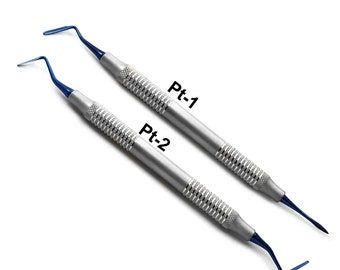 Periotome PDL Ligament parodontal PT 1 & PT 2 Extraction dentaire embouts bleus