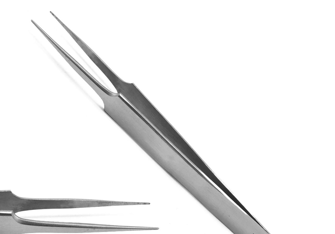 11cm Long Curved Point Stainless Steel Craft Tweezers - China Cheap  Tweezers, Steel Tweezers