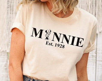 Retro Minnie Mouse Shirt, Vintage Minnie Shirt,Magic Kingdom,Disneyland Minnie Shirt,Family Vacation,Disney Vacation Shirt,Disney Park Shirt