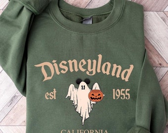 Disneyland Halloween Sweatshirt,Disneyland Sweatshirt,Halloween Shirt,Mickey Halloween Shirt,Disneyland Vacation Sweatshirt,Cute Ghost Shirt