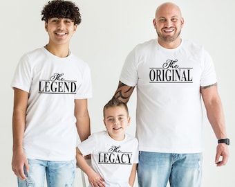 Matching Family Shirts: The Original, The Legend, The Legacy