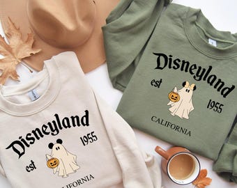 Disneyland Halloween Sweatshirt,Disneyland Sweatshirt,Halloween Shirt,Mickey Halloween Shirt,Disneyland Vacation Sweatshirt,Cute Ghost Shirt