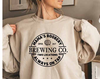 Breastfeeding Sweatshirt,Mamas Boobery Sweatshirt,Nursing Sweatshirt,New Mom Gift,Baby Shower Gift,Funny Mom Sweatshirt,Breastfeeding gift