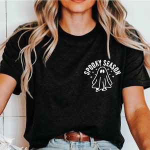 Spooky Season Shirt,Spooky Shirt,Halloween Shirt,Cute Ghost Shirt,Pumpkin Fall,Cute Scary,Autumn Shirt,Halloween Gift,Spooky Vibes Shirt