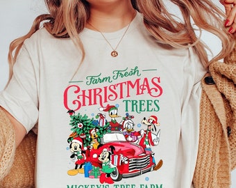 Disney Farm Fresh Christmas Shirt,Disney Farm Fresh Sweatshirt,Christmas Family Matching Shirt,Mickey and Friends Christmas,Christmas Gift