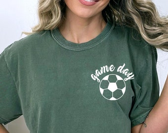 Comfort Colors Soccer Game Day Shirt: Soccer Mom Gift