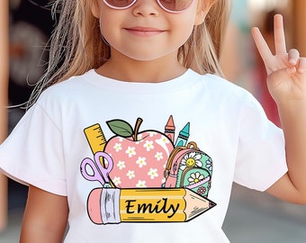 Personalized Back To School Shirt: Custom First Day Outfit