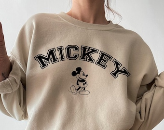 Vintage Mickey Sweatshirt,Mickey Mouse Sweatshirt,Disneyland Sweatshirt,Disneyworld Shirt,Disney Family Matching Shirt,Disney Vacation Shirt