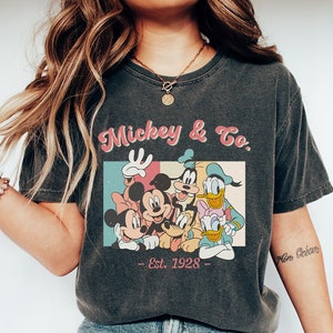 Comfort Colors Vintage Mickey & Co 1928 Shirt,Retro Vintage Disney Shirt,Disneyland Shirt,Disneyworld Shirt,Disney Family Matching Shirt