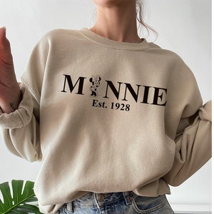 Retro Minnie Mouse Sweatshirt: Disneyland Vacation Shirt