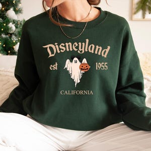 Disneyland Halloween Sweatshirt,Disneyland Sweatshirt,Halloween Shirt,Mickey Halloween Shirt,Disneyland Vacation Sweatshirt,Cute Ghost Shirt image 6