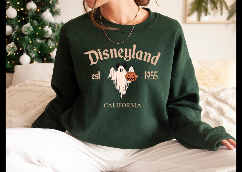 Disneyland Halloween Sweatshirt,Disneyland Sweatshirt,Halloween Shirt,Mickey Halloween Shirt,Disneyland Vacation Sweatshirt,Cute Ghost Shirt image 6