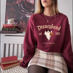 Disneyland Halloween Sweatshirt,Disneyland Sweatshirt,Halloween Shirt,Mickey Halloween Shirt,Disneyland Vacation Sweatshirt,Cute Ghost Shirt image 4