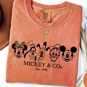 Comfort Colors Vintage Mickey & Co 1928 Shirt,Retro Vintage Disney Shirt,Disneyland Shirt,Disneyworld Shirt,Disney Family Matching Shirt