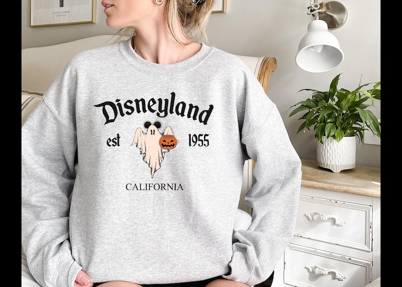 Disneyland Halloween Sweatshirt,Disneyland Sweatshirt,Halloween Shirt,Mickey Halloween Shirt,Disneyland Vacation Sweatshirt,Cute Ghost Shirt image 5