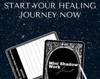 Shadow Work Journal | Digital Journal| Mental Health | Healing Journal | Therapy Journal | Inner Child Healing | Printable Journal