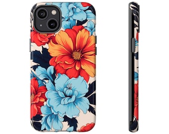 Flowers - Illustrated Art Phone Case - iPhone, Samsung, Google