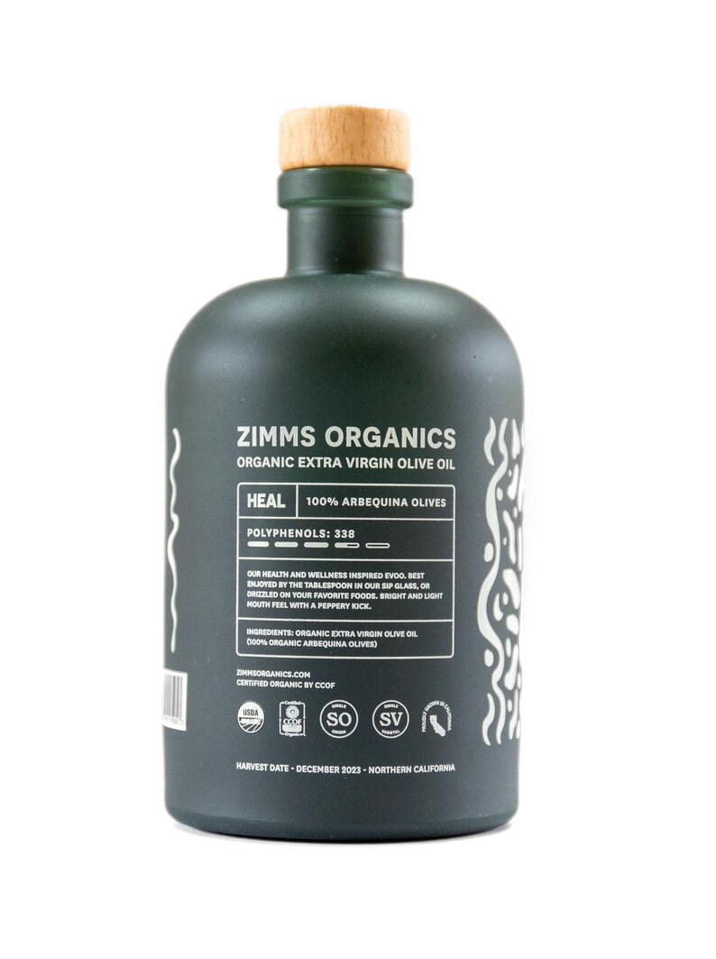 HEAL Organic Extra Virgin Olive Oil - 400ml Bild 3