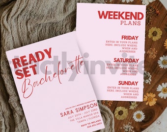 Editable Bachelorette Invitation, Bachelorette Invitation Template, Bachelorette Weekend template, Bachelorette Weekend, Bachelorette Party