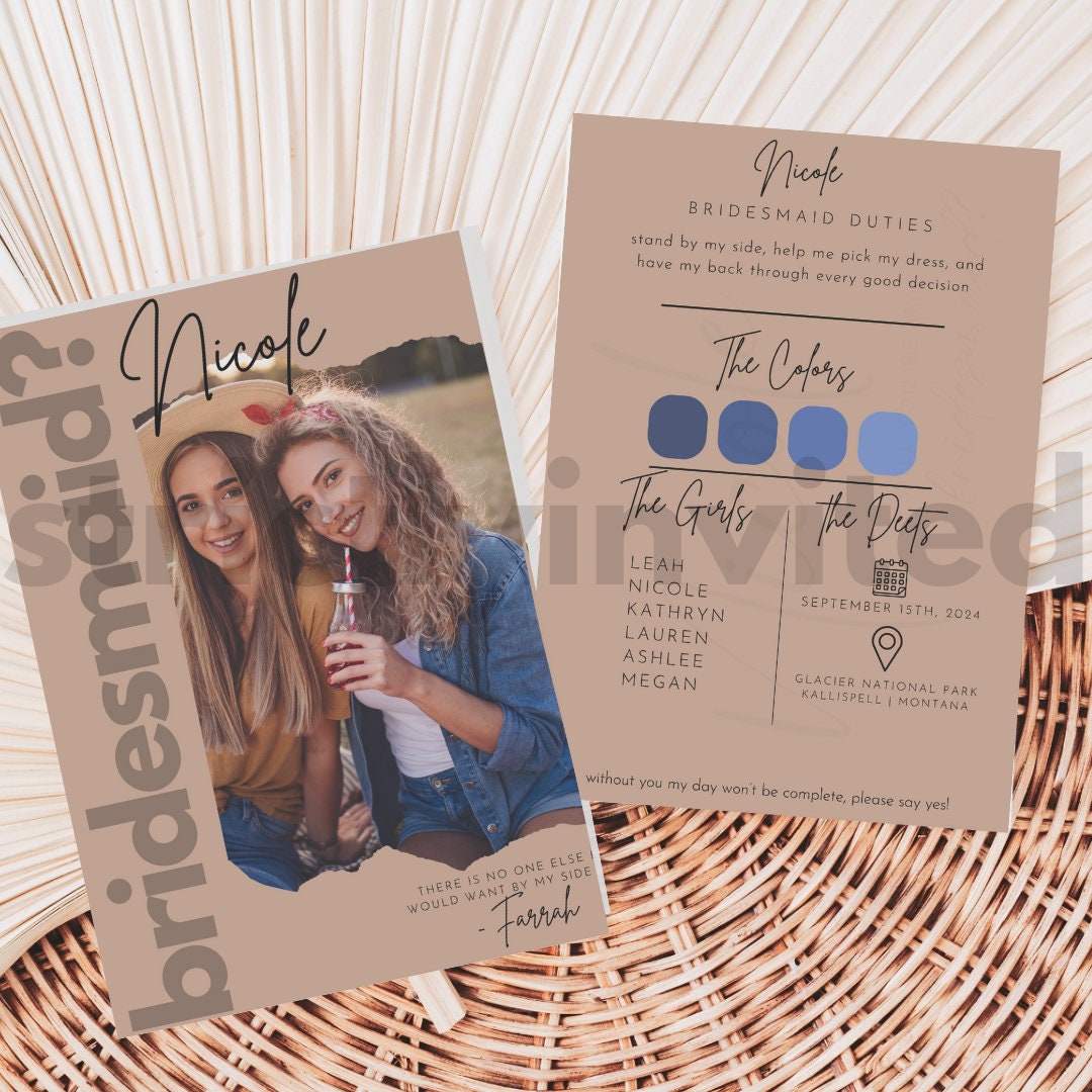 Editable Bridesmaid Proposal Bridesmaid Proposal Template Etsy Editable Bridesmaid Proposal Bridesmaid Proposal Template Etsy