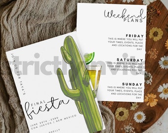 Bachelorette Weekend Invitation, Bachelorette Template, Bachelorette Card Template, Editable Bachelorette Template, Bachelorette Weekend