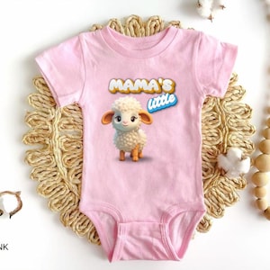 Mama's Little Lamb Baby Bodysuit or Toddler Shirt – Baby Shower Gift – Newborn Homecoming Outfit – Boy or Girl Tee – Unisex Youth T-shirt.