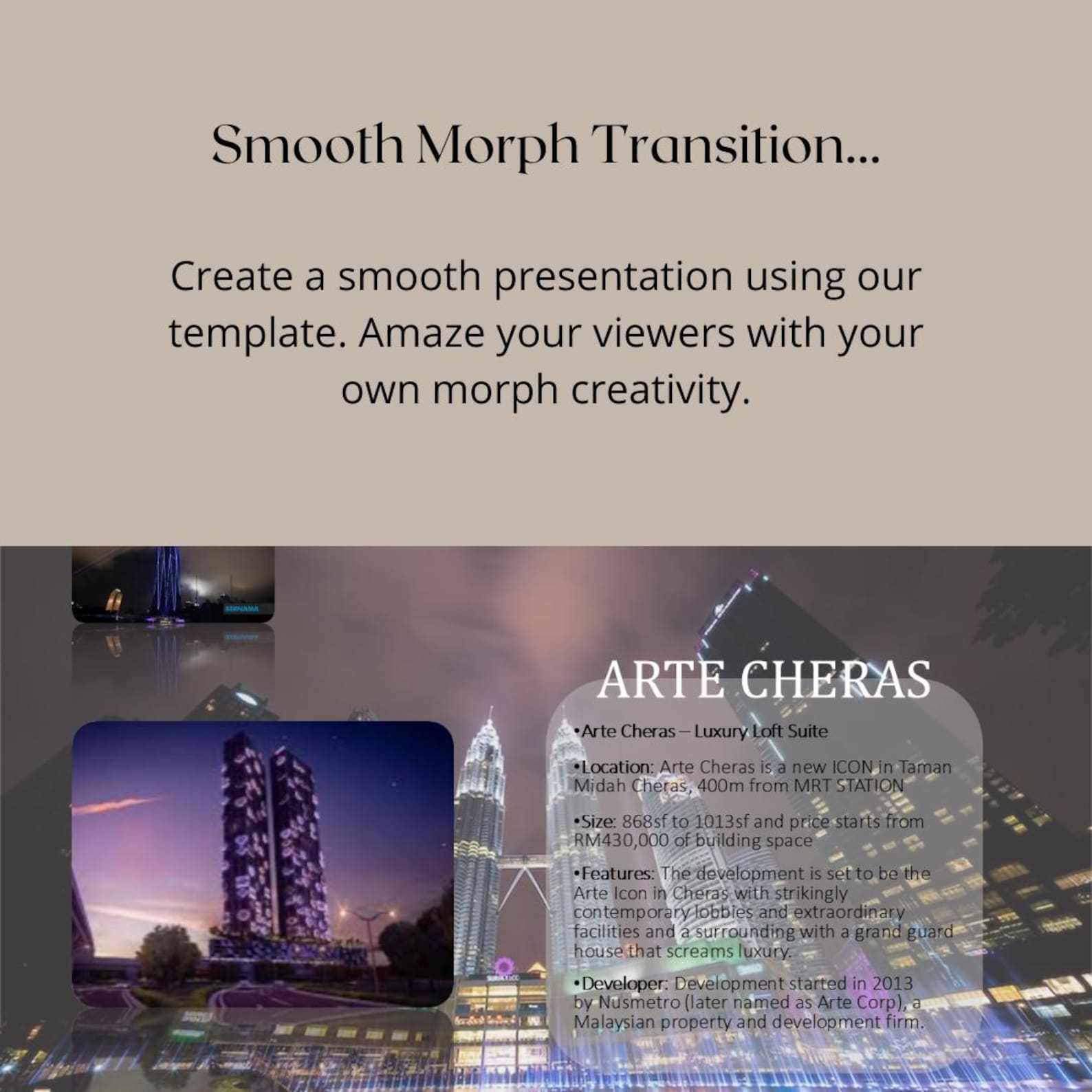 Morph Powerpoint Transition Template 2025 | Business and Student