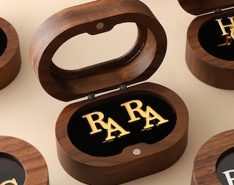 Personalized Groomsmen Cufflinks, Groomsmen Gifts, Wedding Cuff links for Men, Custom Groomsmen Proposal