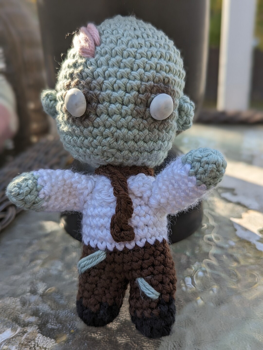 Zombie Plushie Stuffed Animal Cute Chibi Horror Toy Undead Etsy