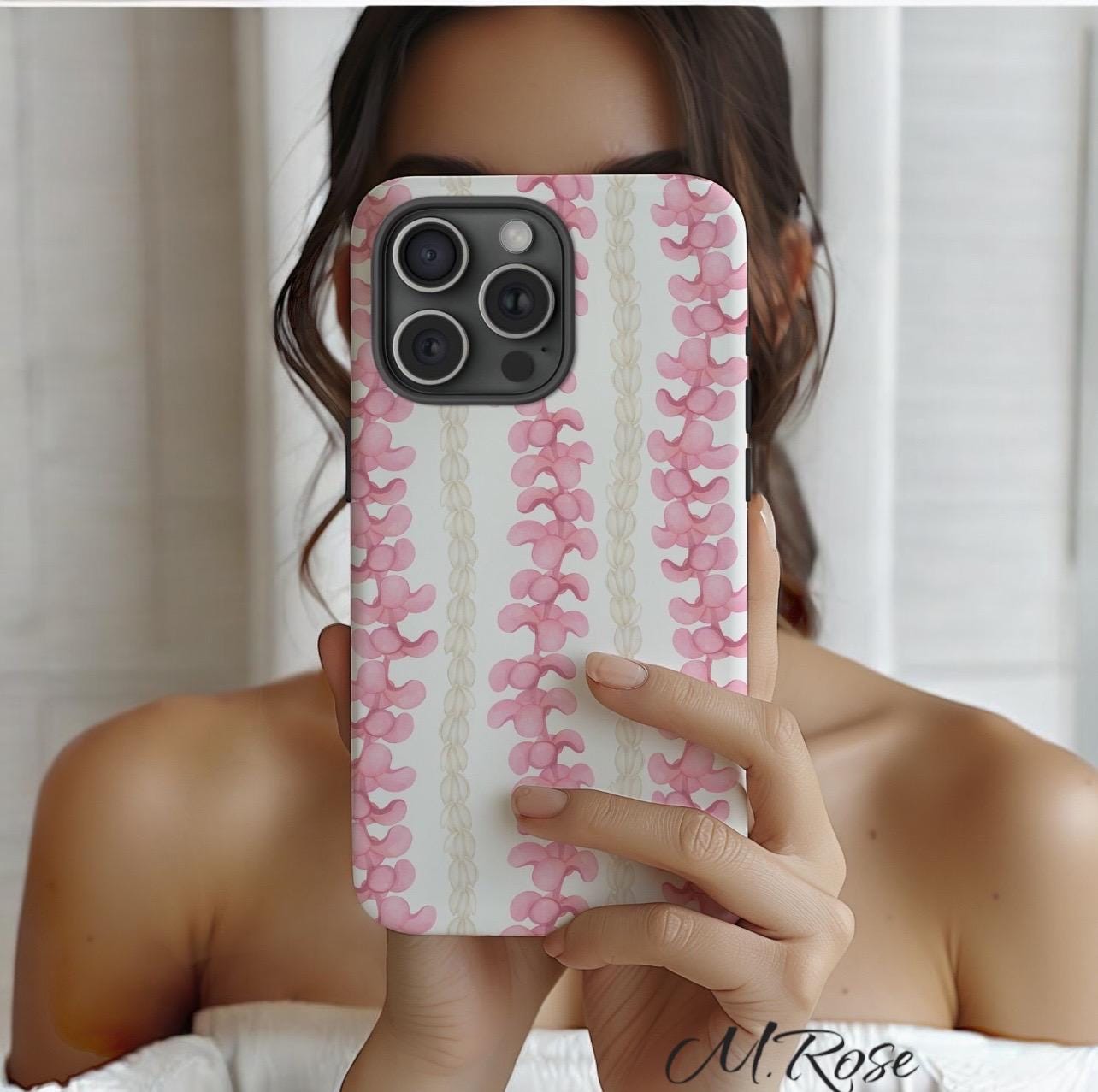 イプヘケケース パープル×プルメリア Purple Plumeria Phone Case - Etsy