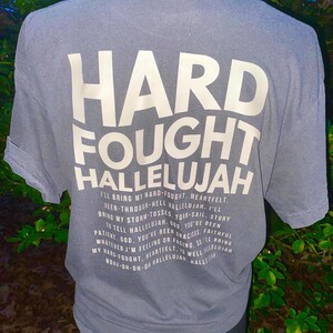 Brown Leopard Hard Fought Hallelujah Tee main image 0